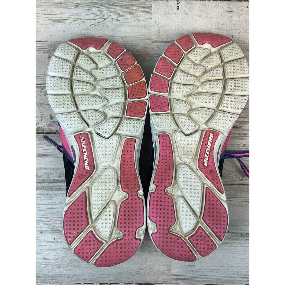 Skechers sn 12145 Sport Women's Infusion Fashion Sneaker Sz 7 Pink Blue - Picture 6 of 7